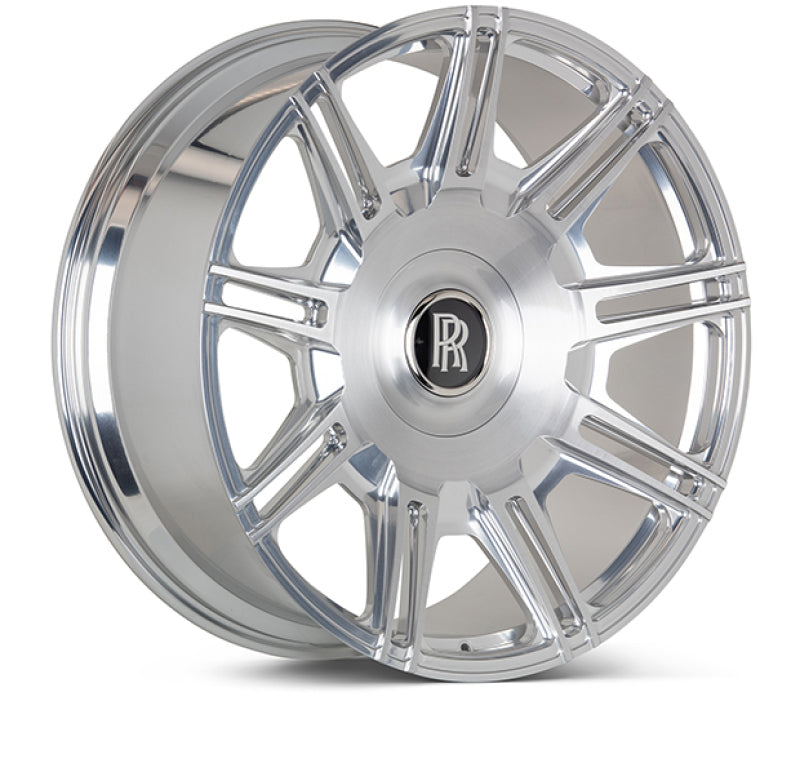 Vossen x Novitec SP2 22x10 5x120 BP ET12 Brushed Gloss Clear Rolls-Royce Phantom 1st Gen Rear Wheel