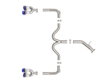Load image into Gallery viewer, aFe 22-24 Kia Forte GT 1.6L 3in-2.5in 304 Stainless Steel Axle-Back Exhaust w/ Blue Flame Tips