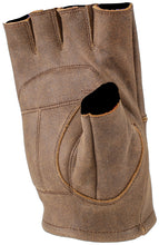 Load image into Gallery viewer, Kuryakyn Leather By River Road Buster Vintage Shorty Gloves Black - 3XL