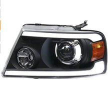 Load image into Gallery viewer, Raxiom 04-08 Ford F-150 Axial Series LED Projector Headlights- Blk Housing (Clear Lens)