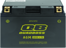 QuadBoss Maintenance-Free AGM Battery QB9B-4-FA