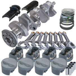 Eagle Chevy 350 3.480in Crank 5.700in I-Beam Rods -5cc Flat Top 4.000in Pistons Rotating Assembly