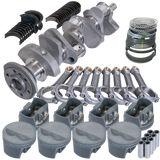 Eagle Chevy 350 3.480in Crank 5.700in I-Beam Rods -5cc Flat Top 4.040in Pistons Rotating Assembly