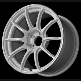 Advan RSIII 18x9.5 +45 5x100 Racing White Metallic and Ring Wheel