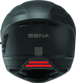 Sena Technologies Stryker Bluetooth Helmet w/ Mesh Intercom Matte Black - Large