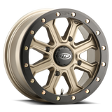 ITP Inertia Beadlock 15x7 / 4x156 BP / 40mm Offset Bronze w/ Black Ring Wheel