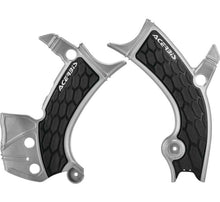 Load image into Gallery viewer, Acerbis 16-19 Yamaha YZ250F/YZ450F/YZ250FX/YZ450FX/WR250F/450F Frame Guards- X-Grip - Silver/Black