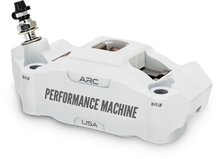 Load image into Gallery viewer, Performance Machine 125 x 4 Race Series Radial Mount Caliper with ARC - Left - White