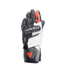Load image into Gallery viewer, Dainese Carbon 4 Long Lady Leather Gloves - Black/White/Red - Medium