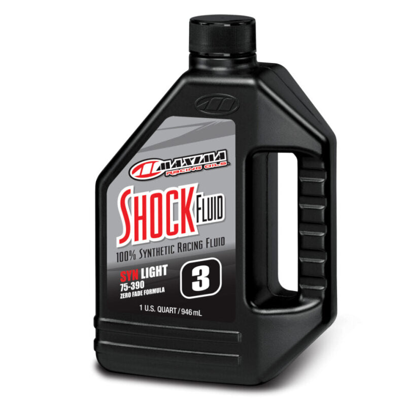 Maxima Performance Auto Racing Shock Fluid Light 75/390 3wt- Quart