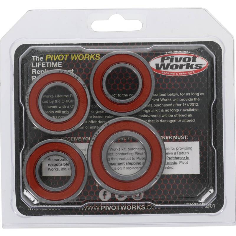 Pivot Works Kawasaki Wheel Bearing Kit Premium Bearings