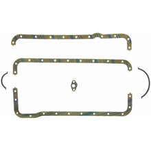 Load image into Gallery viewer, Fel-Pro Ford Ranger OS 30271 C Engine Oil Pan Gasket Set Blue Stripe cork-rubber