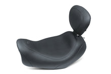 Load image into Gallery viewer, Mustang 14-17 Harley Fat Bob Wide Tripper Solo Seat w/Driver Backrest - Black