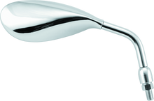 Load image into Gallery viewer, BikeMaster Tapered Oval Mirror w/10mm/Yam 10mm/HD Adapters - Pair - Chrome