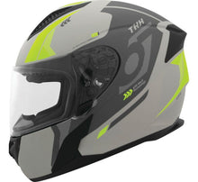 Load image into Gallery viewer, THH Helmets T810S Hayate Gray/Yellow - XL
