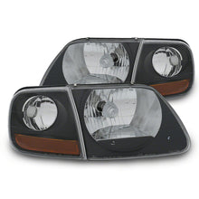 Load image into Gallery viewer, Raxiom 97-03 Ford F-150 G2 Euro Headlights w/ Parking Lights- Blk Housing (Clear Lens)