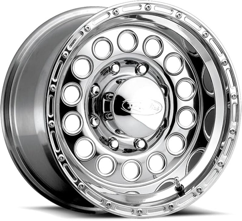 Raceline 887 Rock Crusher 15x8in / 5x139.7 BP / -32mm Offset / 107.95mm Bore - Polished Wheel