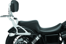 Kuryakyn Fixed Mounts Multi-Purpose Driver/Passenger Backrest 06-17 Dyna Models Chr (No Mount)