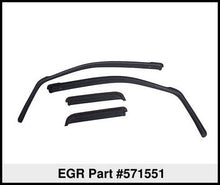 Load image into Gallery viewer, EGR 18-23 Gmc Terrain In-Channel Window Visors Front/Rear Set Dark Smoke