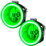 Oracle Lighting 06-10 Jeep Commander Pre-Assembled LED Halo Headlights -Green SEE WARRANTY
