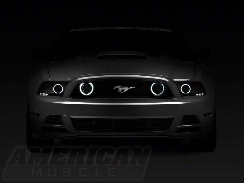 Raxiom 13-14 Ford Mustang GT CCFL Halo Fog Lights- Chrome