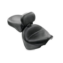 Load image into Gallery viewer, Mustang 99-11 Yamaha V-Star 1100 Custom Wide Touring 2PC Seat w/Driver Backrest - Black