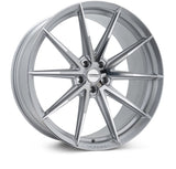 Vossen HFX-2 20x10.5 - 5x112 - ET45 - Deep - 66.5 - Silver Polished Wheel
