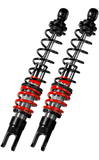 Bitubo YGB0 Twinshocks Rear Adjustable: Spring Preload, Red And Black Springs