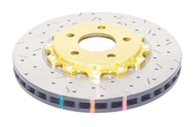 Load image into Gallery viewer, DBA 05-10 Ford Mustang GT / 11-13 V6 Front Drilled &amp; Slotted 5000 Series 2 Piece Rotor w/ Gold Hat