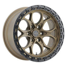 Load image into Gallery viewer, Weld 18x9 Ledge 6 6x139.7 ET-12 BS 4.50 Satin Bronze / Satin Black Ring 106.1