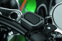 Load image into Gallery viewer, Kuryakyn Mesh Master Cylinder Cover Brake Black