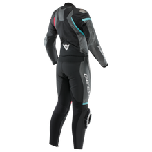 Load image into Gallery viewer, Dainese Fulminea 2PC Leather Suit Black/Anthracite/White Size - 46
