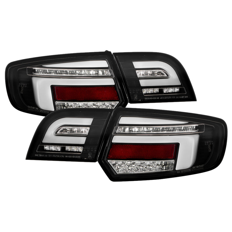 Spyder 03-08 Audi A3 Full LED Tail Lights - Black (ALT-YD-AA303-LED-BK)