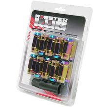 Load image into Gallery viewer, Wheel Mate Monster Open End Lug Nut Set of 20 - Chrome Neon 14x1.50