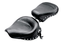 Load image into Gallery viewer, Mustang 91-05 Harley Dyna Wide Touring Passenger Seat w/Studs - Black