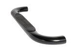 Dee Zee 14-19 Chevrolet Silverado Tubes - 4In Oval Black Steel RegCab