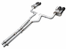 Load image into Gallery viewer, AWE 2024 Ford Mustang Dark Horse S650 RWD SwitchPath Catback Exhaust w/ Quad Diamond Black Tips