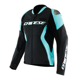 Dainese Racing 5 Leather Jacket Black/Water Womens Size - 42