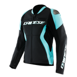Dainese Racing 5 Leather Jacket Black/Water Womens Size - 46