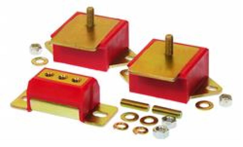 Prothane Jeep Motor & Trans Mount Kit - Red