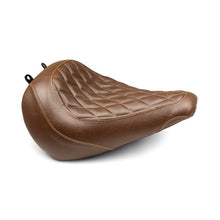 Load image into Gallery viewer, Mustang 18-21 Harley Fat Boy Wide Tripper Solo Seat Diamond Stitch - Brown