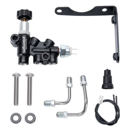 Wilwood Proportioning Valve - Knob Adjust 3/8-24 IF w/Mounting Bracket