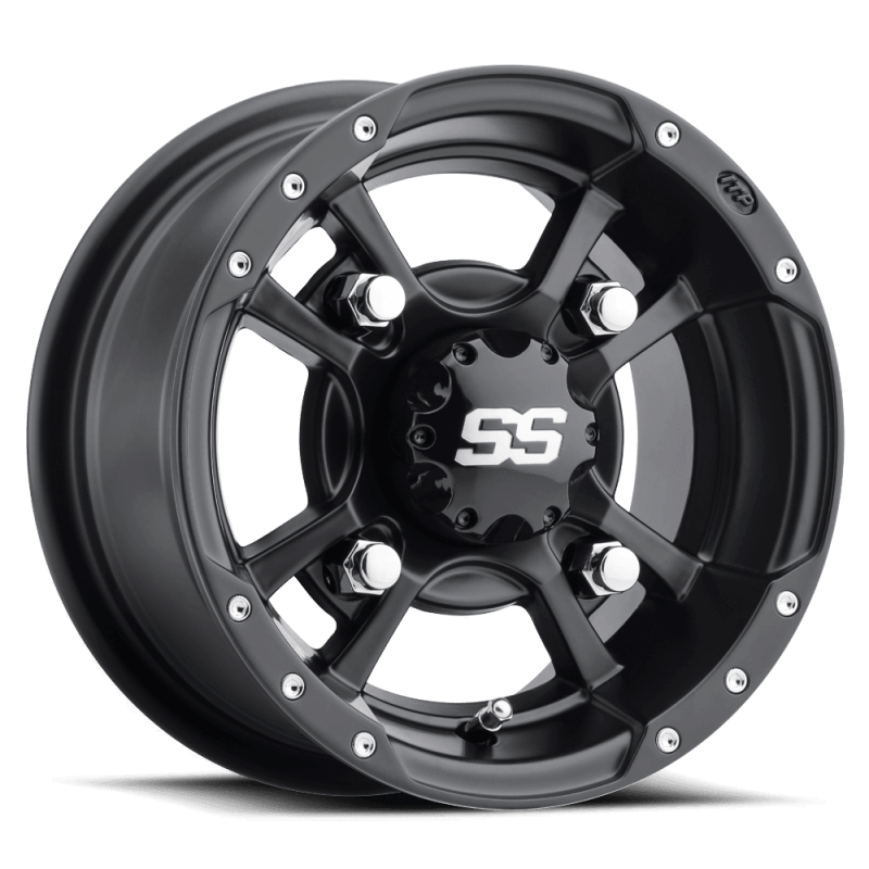 ITP SS 112 10x8 / 4x115 BP / 3+5 Offset Black Wheel