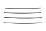 Husky Liners 17-25 Ford F250/350 Door Edge Guards (4pc Set) - Iconic Silver