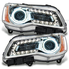 Load image into Gallery viewer, Oracle 11-14 Chrysler 300C NON HID LED Halo Headlights Chrome Housing - Red SEE WARRANTY