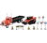 New Ray Toys Peterbilt 379 Flatbed Truck Roadwork Playset/ Scale - 1:32