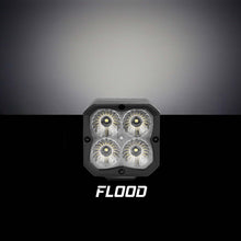 Load image into Gallery viewer, XK Glow XKchrome 20w LED Cube Light w/ RGB Accent Light Kit w/ Controller- Flood Beam 2pc