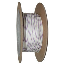 Load image into Gallery viewer, NAMZ OEM Color Primary Wire 100ft. Spool 18g - White/Violet Stripe