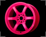 Gram Lights 57DR 18x9.5 +38 5-100 Luminous Pink Wheel