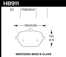 Load image into Gallery viewer, Hawk 17-18 Mercedes-Benz E43 AMG 4Matic 3.0L/ 2018 Mercedes-Benz E400 HPS 5.0 Street Rear Brake Pads